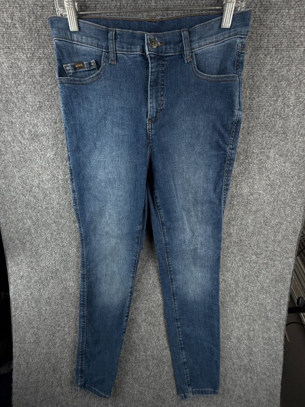 Kuhl Women Jeans Denim Stretch Size 8 Short Indigo Dye Outdoors Hiking Pockets